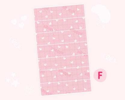 Valentines Personalized NG Tube Tape