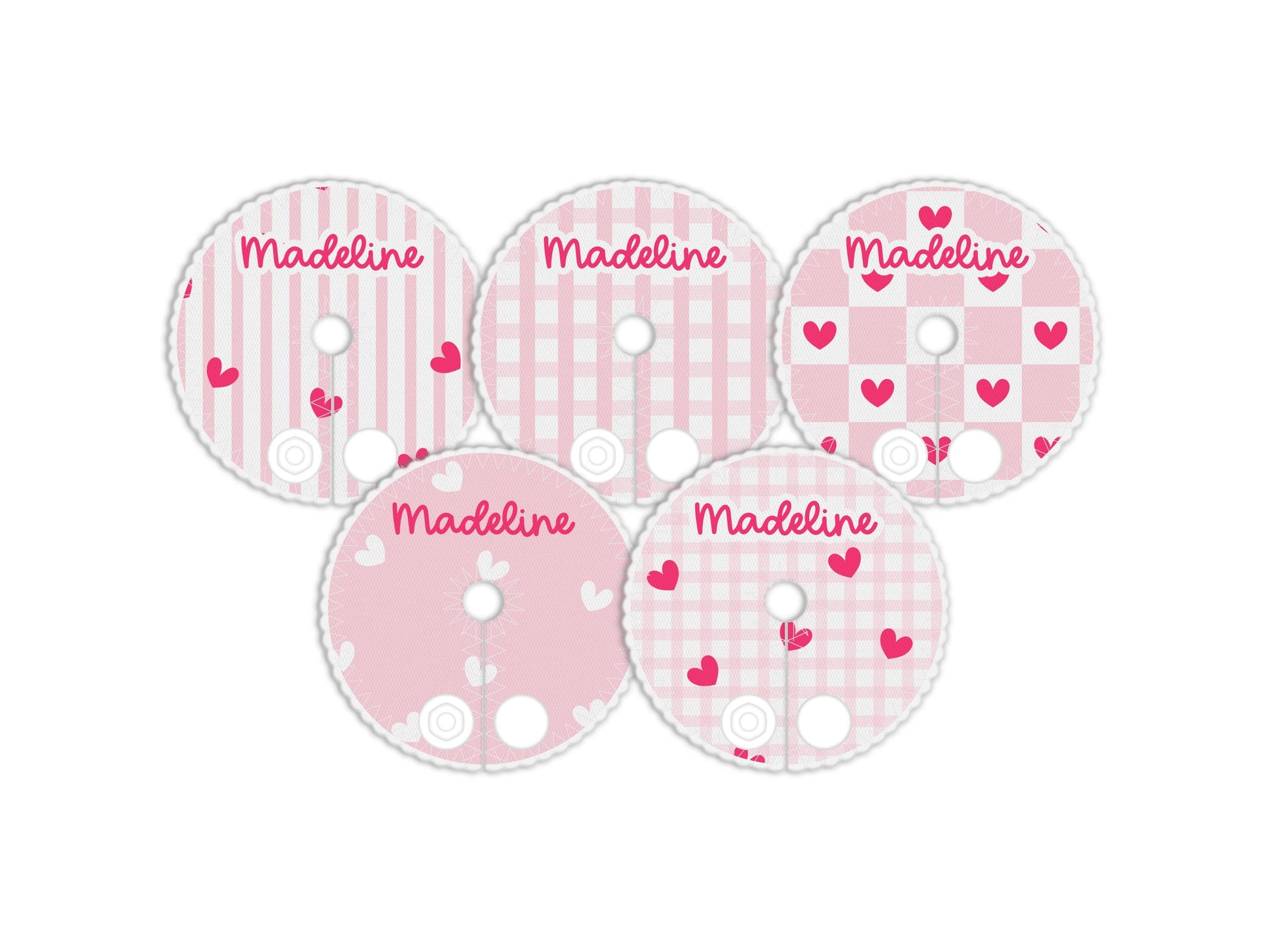 Valentines Feeding tube pads