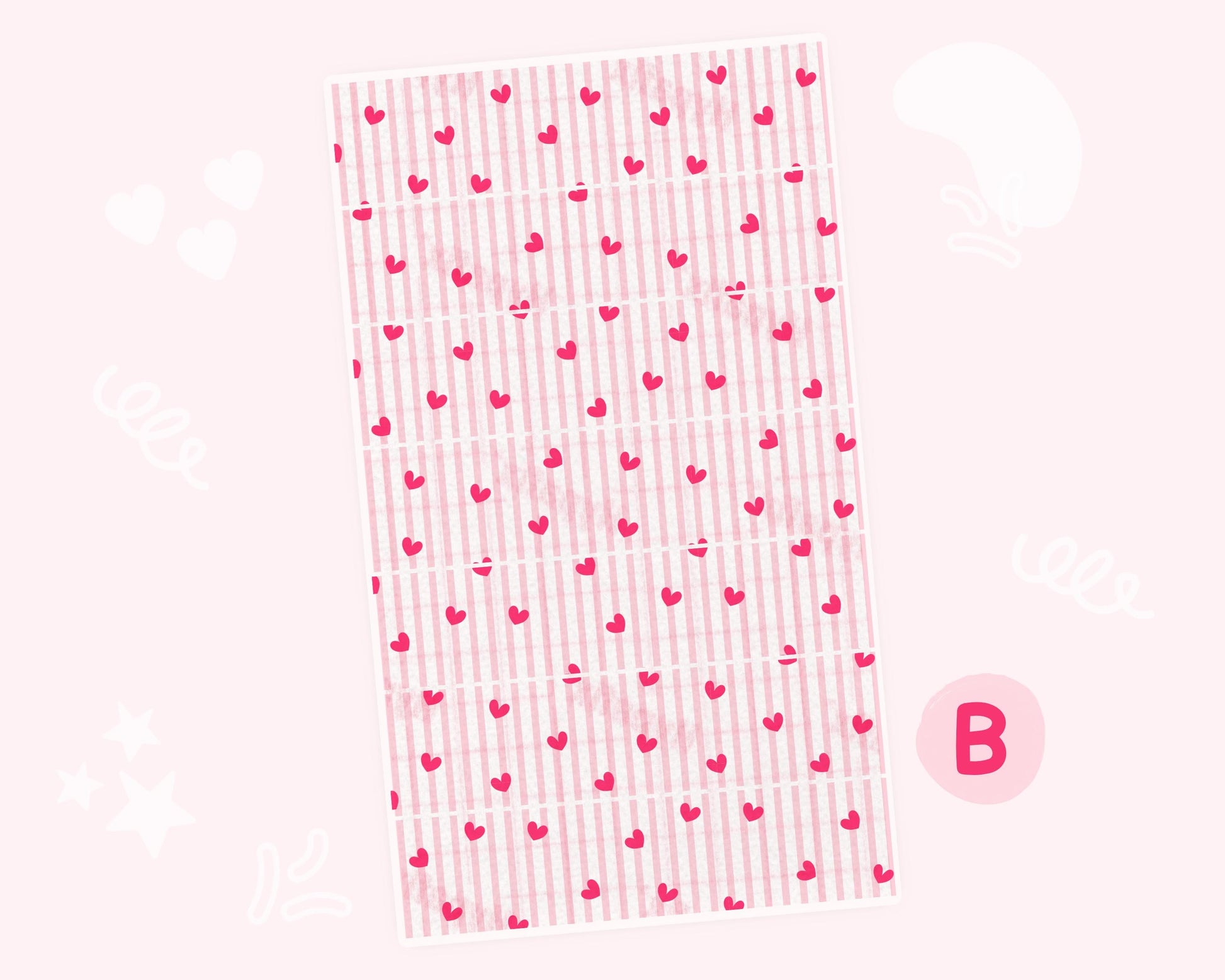 Valentines Personalized NG Tube Tape