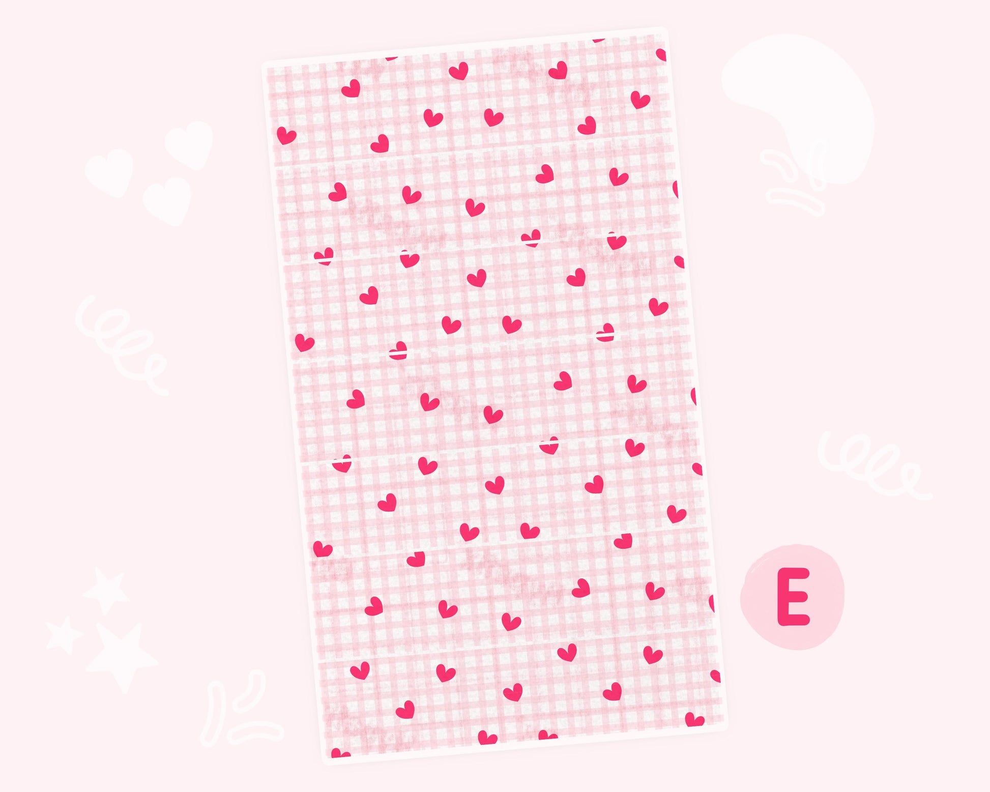 Valentines Personalized NG Tube Tape