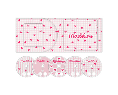 Valentines Personalized Feeding Tube Belt