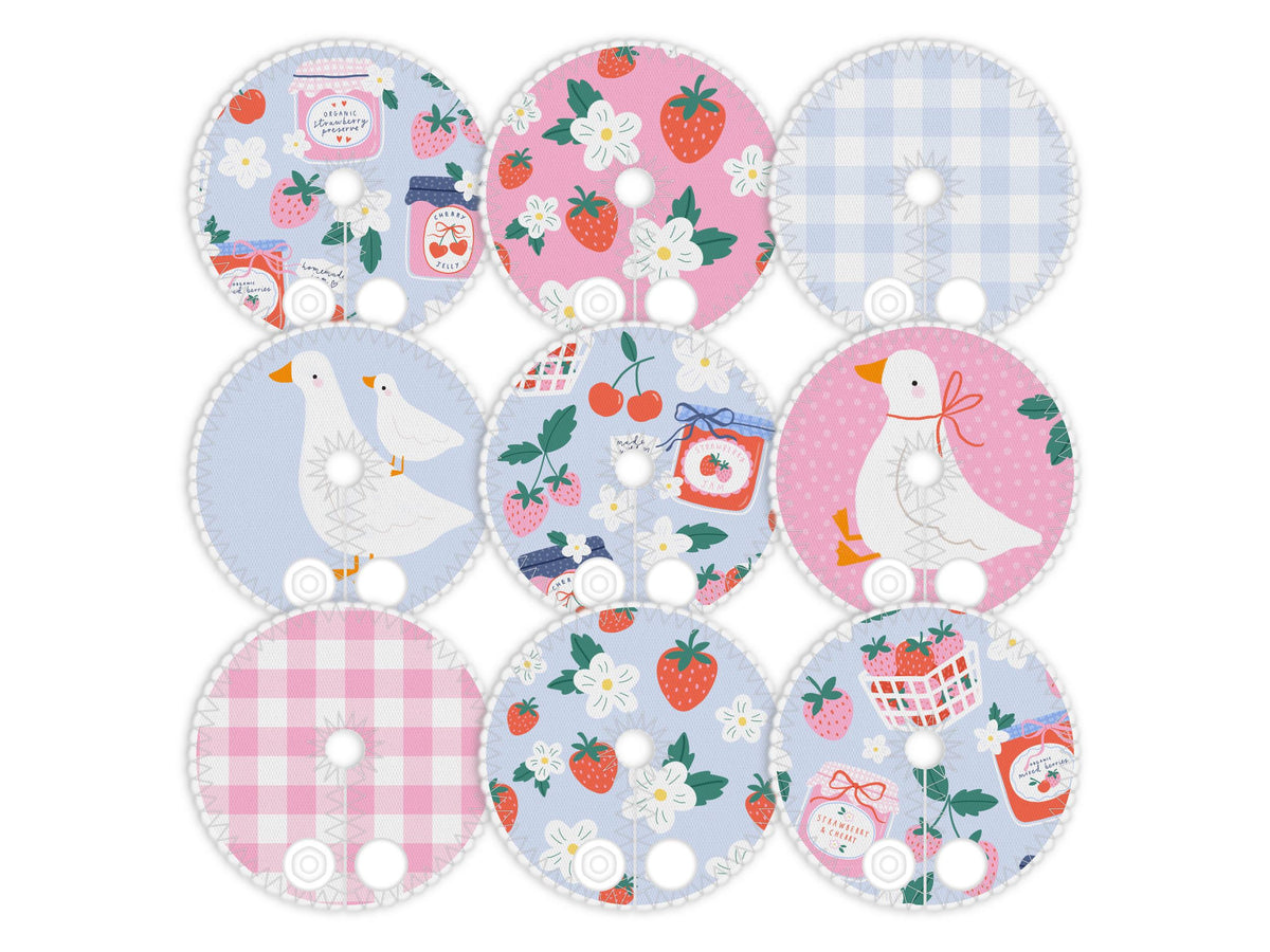 Strawberry Farm Feeding Tube Pads | G-tube Covers