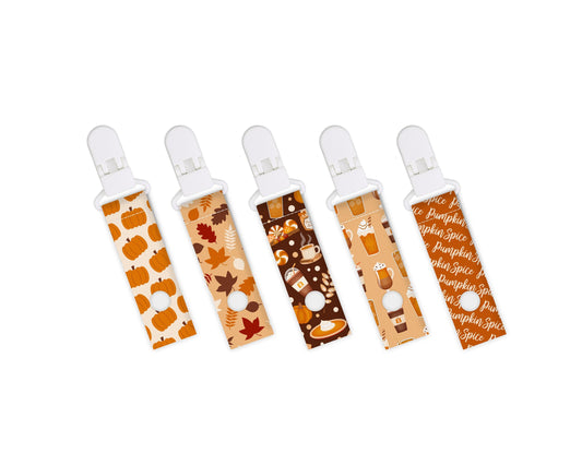 Pumpkin Spice Feeding Tube Clip